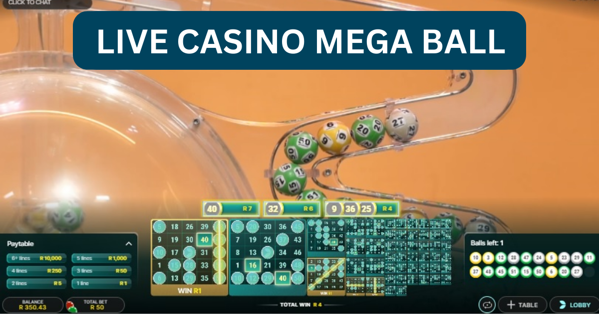 live casino mega ball